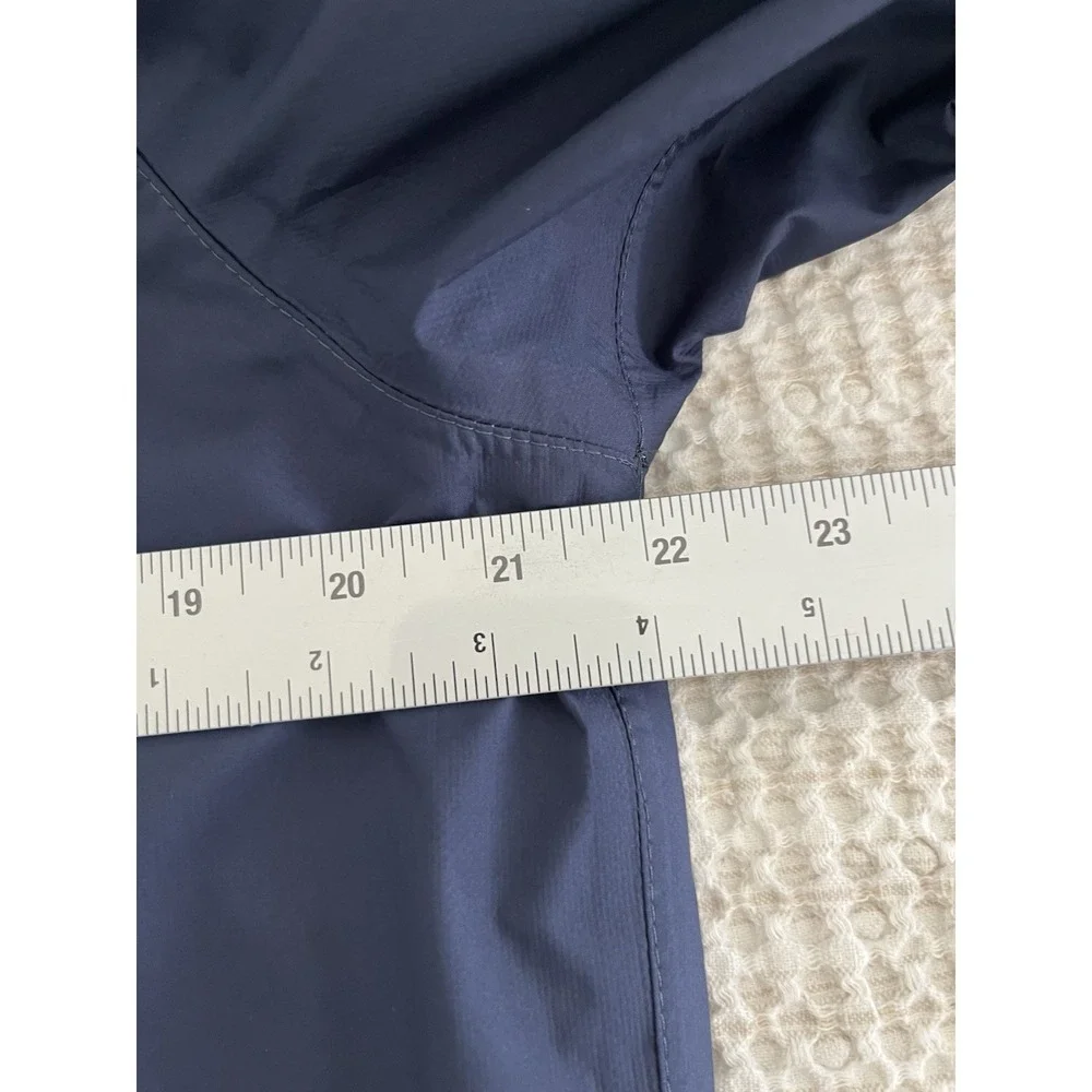 Zegna Sport Waterproof Rain Ocean Jacket Coat Mens Medium Navy Blue Windbreaker